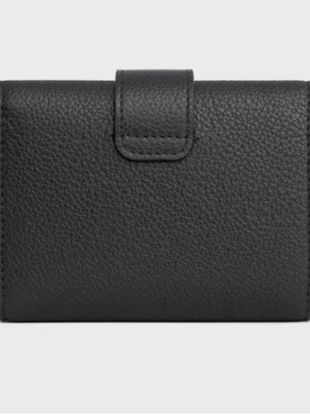 NWOT Celine Black Leather Fine Strap Wallet Nino in Supple Grained Calfskin - Picture 8 of 9